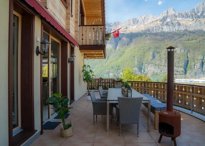 Гостевой дом Doodle's Amazing -walensee - Flumserberg - Churfirsten - Heidiland - Pool - Sauna Мольс