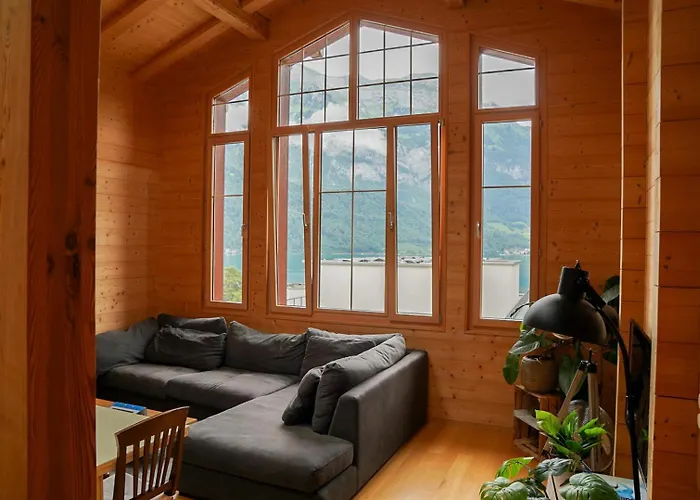 Гостевой дом Doodle's Amazing -walensee - Flumserberg - Churfirsten - Heidiland - Pool - Sauna Мольс